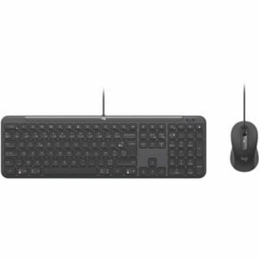Tastiera Logitech Signature Slim MK620 cablata AZERTY francese con mouse ottico