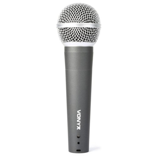 Micrófono Vonyx DM58 XLR unidireccional con cable de 5 m y filtro antiviento
