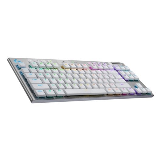 Teclado Logitech G915 X LIGHTSPEED TKL mecánico inalámbrico AZERTY blanco