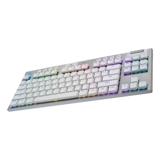 Teclado Logitech G915 X LIGHTSPEED TKL mecánico inalámbrico AZERTY blanco