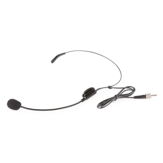 Micrófono Power Dynamics TG40 inalámbrico con receptor y auriculares UHF
