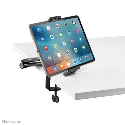 Support Tablette Neomounts DS15-545BL1 avec Serre-Table de Bureau 4.7" à 12.9"