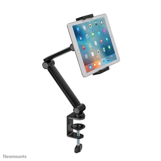 Support Tablette Neomounts DS15-545BL1 avec Serre-Table de Bureau 4.7" à 12.9"