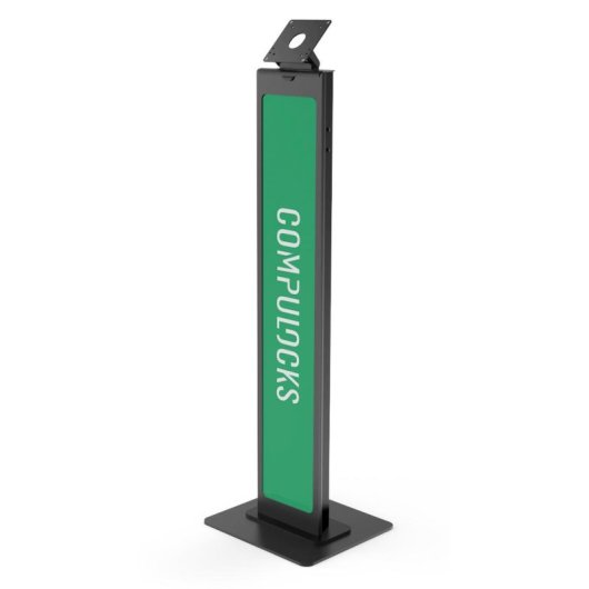 Soporte pasivo para tablet Compulocks 140B con montaje de suelo ajustable negro