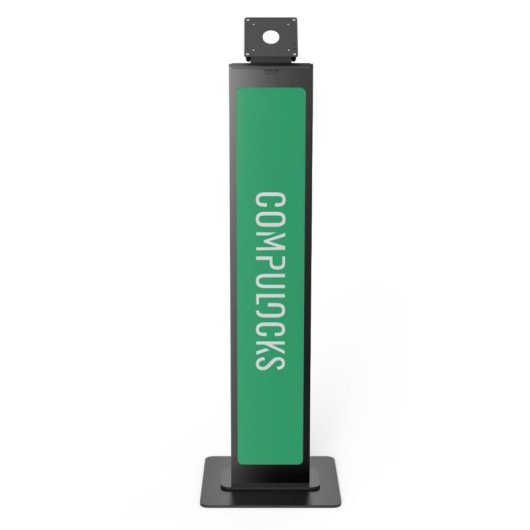 Soporte pasivo para tablet Compulocks 140B con montaje de suelo ajustable negro
