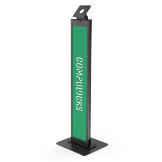 Soporte pasivo para tablet Compulocks 140B con montaje de suelo ajustable negro