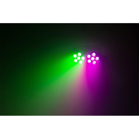 Efecto de iluminación BeamZ DJ Bank 124 RGBW con 12 LED de 4W y mando a distancia