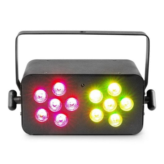 Efecto de iluminación BeamZ DJ Bank 124 RGBW con 12 LED de 4W y mando a distancia