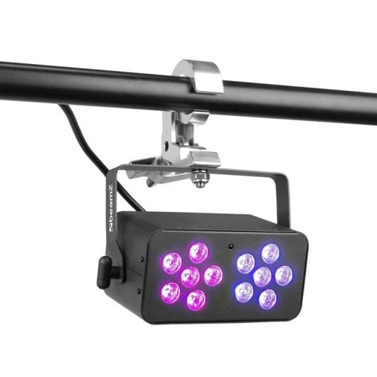 Efecto de iluminación BeamZ DJ Bank 124 RGBW con 12 LED de 4W y mando a distancia