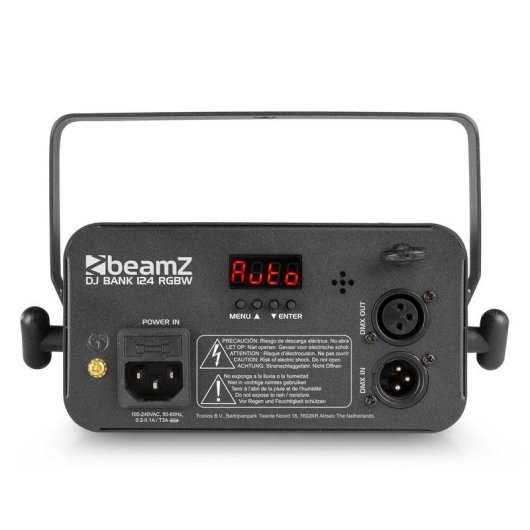 Efecto de iluminación BeamZ DJ Bank 124 RGBW con 12 LED de 4W y mando a distancia