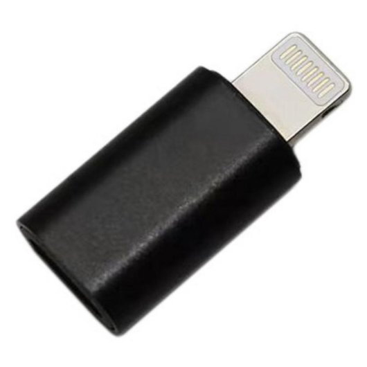 Câble adaptateur DLH DY-TU5073 Lightning mâle vers femelle noir