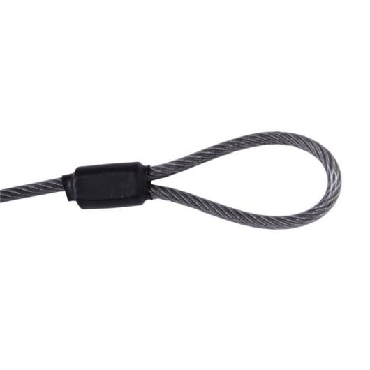 Câble antivol Uniformatic 93075 Clé ronde Noir