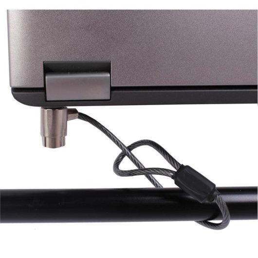 Câble antivol Uniformatic 93075 Clé ronde Noir