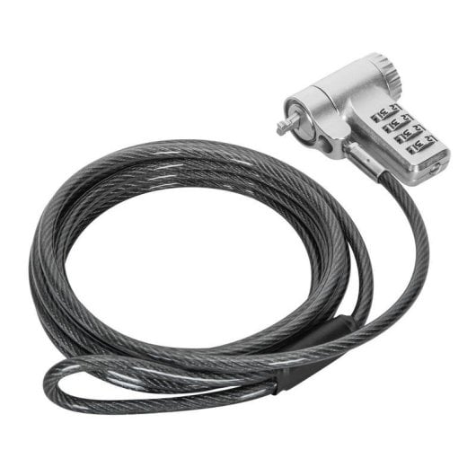 Cavo antifurto Targus ASP96GLX-S 2 m Lucchetto a combinazione Acciaio zincato Argentato