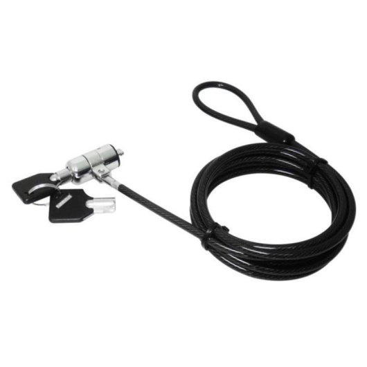 Câble antivol DLH DY-CS3310 1,8 m avec clé noir