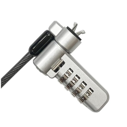 Câble antivol DLH DY-CS5045 2 m avec serrure à combinaison pour portables