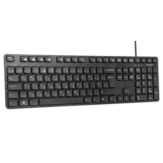 Clavier Targus AKM622UK filaire complet avec souris USB UK English noir