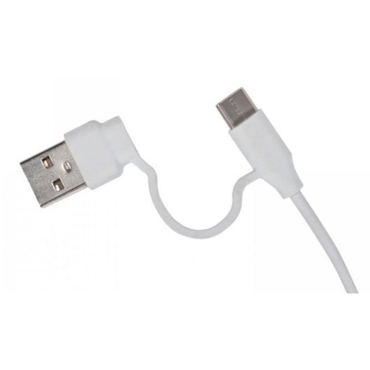Ratón MCL XWH-WMO2-83 Ambidextro USB Type-A + USB Type-C 6400 DPI Plata Blanco