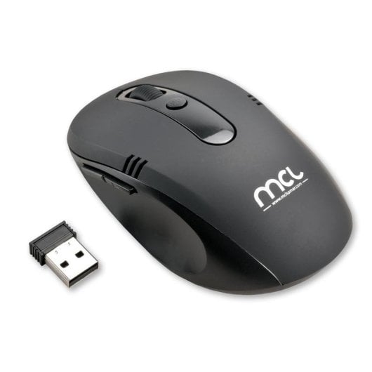 Ratón MCL SS-515W RF inalámbrico 1600 DPI Negro mano derecha 5 botones