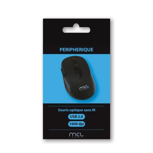 Ratón MCL SS-515W RF inalámbrico 1600 DPI Negro mano derecha 5 botones