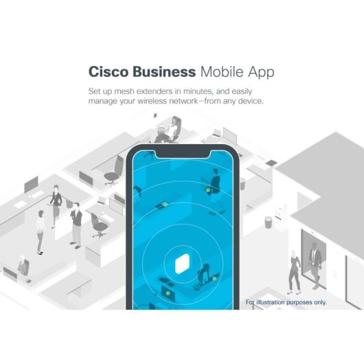 Punto de Acceso Inalámbrico Cisco CBW140AC 2,4 GHz y 5 GHz 867 Mbit/s