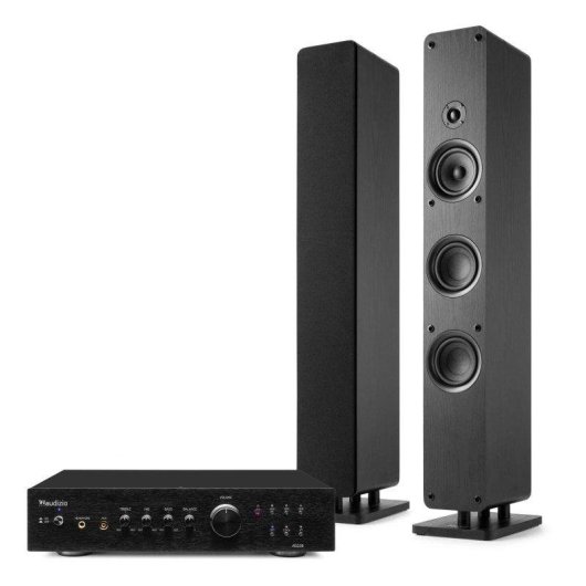 Audizio ARCO Pack 2 Altavoces Torre Pasivos 320W Bluetooth 5.0 Óptica