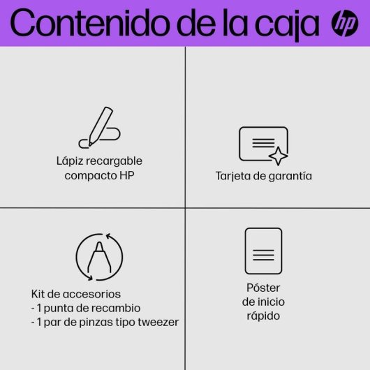 Penna digitale HP Slim ricaricabile grigia per ProBooks educativi