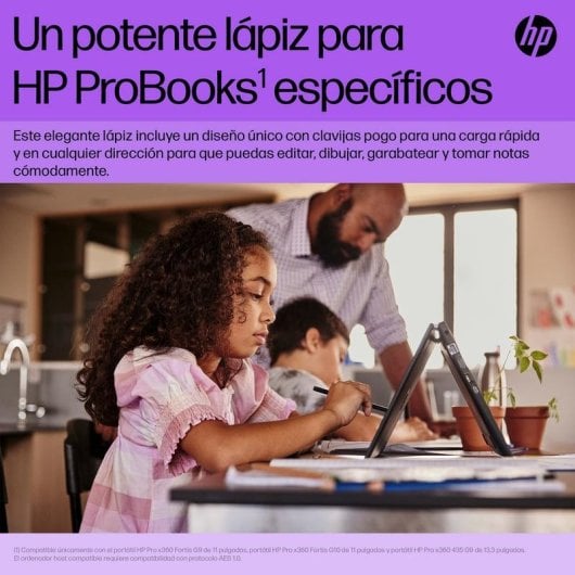 Penna digitale HP Slim ricaricabile grigia per ProBooks educativi