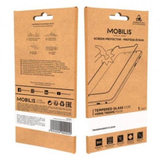 Protector de pantalla vidrio templado Mobilis para Samsung Galaxy A12 transparente