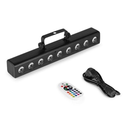 Barra LED Fuzzix Orion Party Bar 9x6W RGBW DMX Mando a Distancia