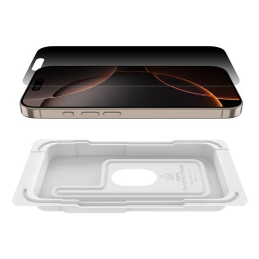 Protector de pantalla Belkin OVA169HQ para iPhone 16 Pro antibacteriano y antirrayas