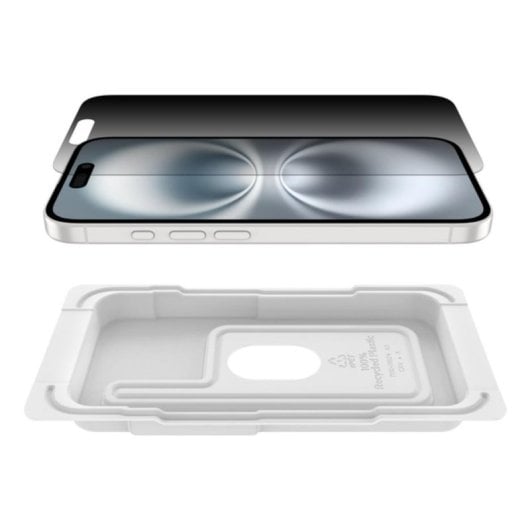 Protector de pantalla Belkin ScreenForce para iPhone 16 con filtrado de privacidad