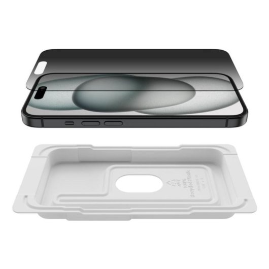Protector de pantalla Belkin ScreenForce para iPhone 16 con filtrado de privacidad