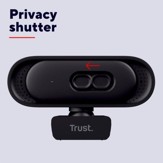 Câmara Web Trust Tomar 2K QHD Preta
