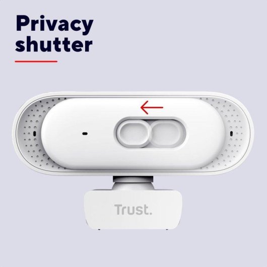 Cámara web Trust Tomar 2K QHD Blanca