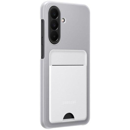 Samsung Hülle mit Kartenfach Grau für Galaxy A27