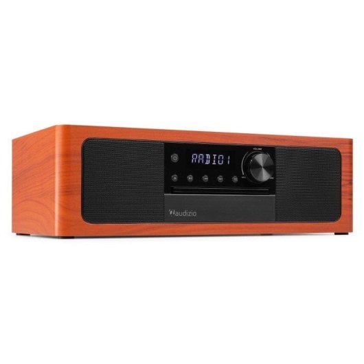 Audizio Lunata – Radio Dab+ Con Reproductor De Cd, Bluetooth 5.3, Hdmi Arc Y 100w – Color Madera De Cerezo