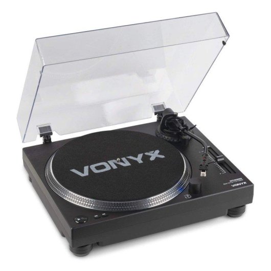 Tocadiscos Vonyx DT3000 Tracción por Correa USB Phono/Línea Negro