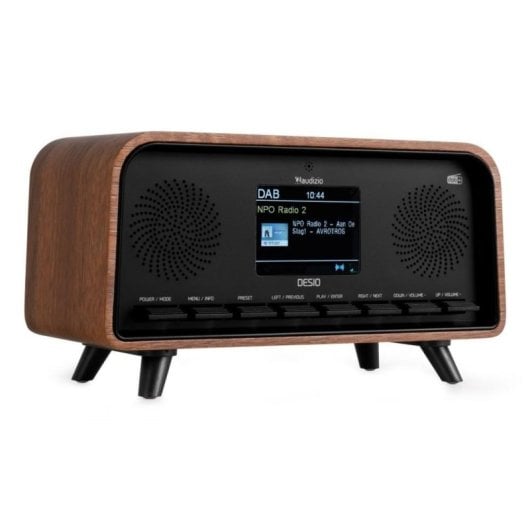 Radio Audizio Desio 30W RMS Bluetooth 5.0 DAB+/FM USB Madera
