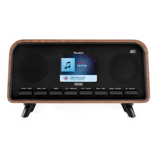 Radio Audizio Desio 30W RMS Bluetooth 5.0 DAB+/FM USB Madera