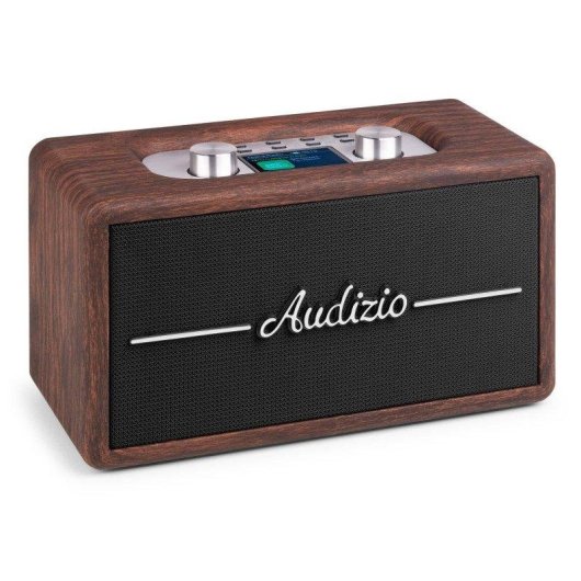 Radio Audizio Tune60 40W RMS Bluetooth 5.0 DAB+/FM Madera Oscura
