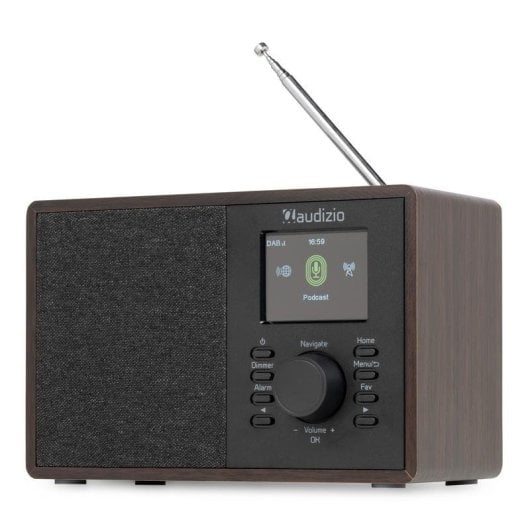 Radio Audizio Cosa-DWD 30W RMS WiFi Bluetooth 5.2 DAB+ FM Despertador