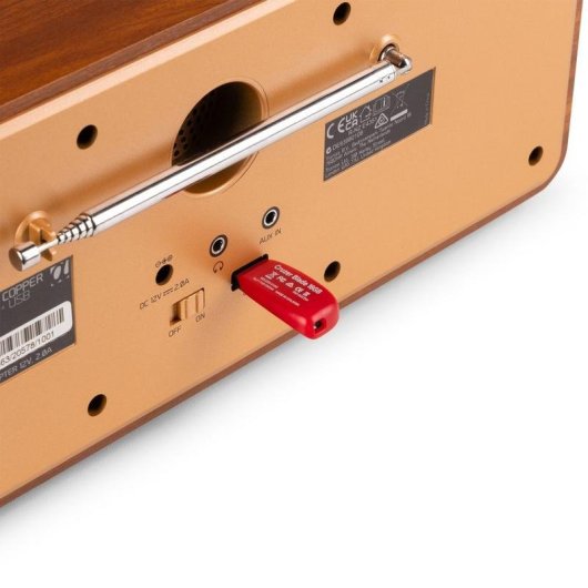 Radio Audizio Genua 50W RMS DAB+ FM Bluetooth USB