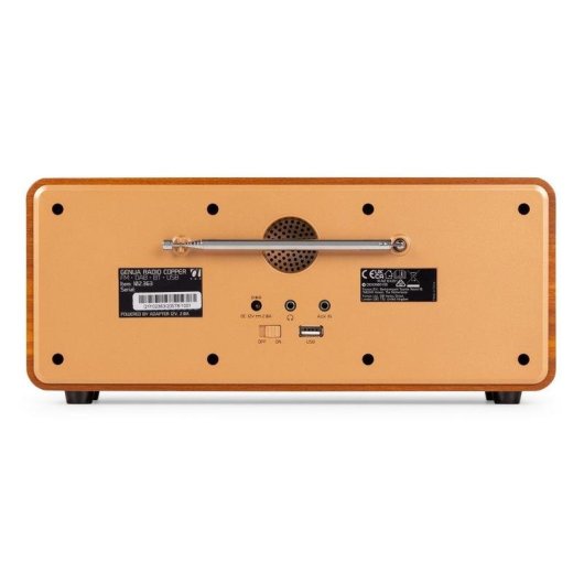 Radio Audizio Genua 50W RMS DAB+ FM Bluetooth USB