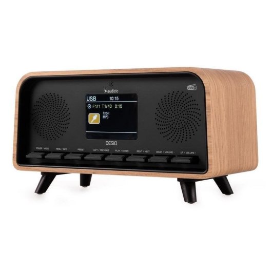 Radio Audizio Desio-LWD 30W RMS Bluetooth 5.0 DAB+ FM USB