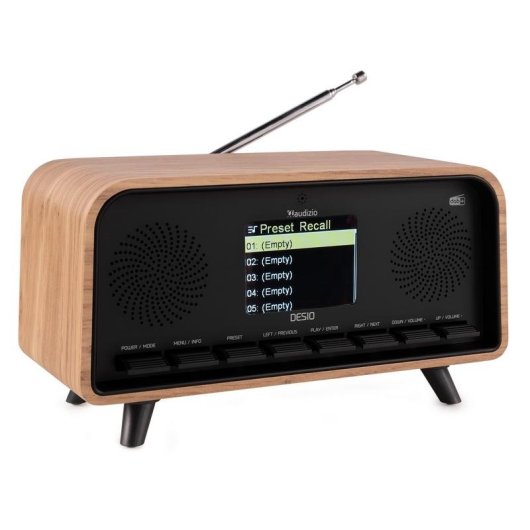 Radio Audizio Desio-LWD 30W RMS Bluetooth 5.0 DAB+ FM USB Mando