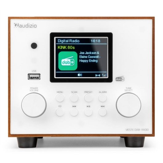 Radio Audizio Vieste 60W RMS DAB+ FM Bluetooth Subwoofer USB