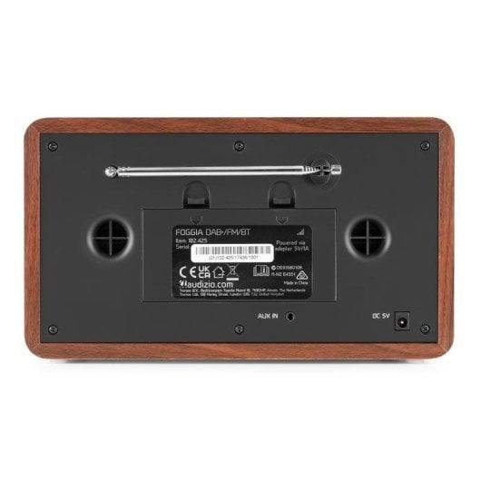 Radio Audizio FoggiaGR 50W RMS Bluetooth 5.0 DAB+ FM portátil