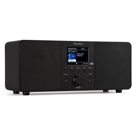Radio Audizio Genua-BK DAB+ FM Bluetooth USB con pantalla 2,8" y mando