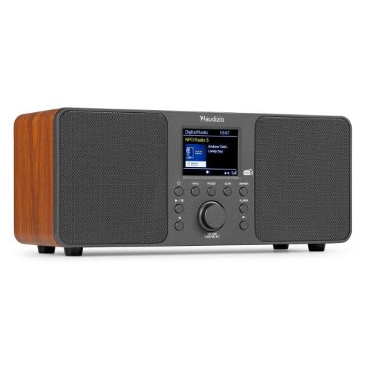 Radio Audizio Genua-DG 50W RMS DAB+ FM Bluetooth Pantalla TFT 2,8"